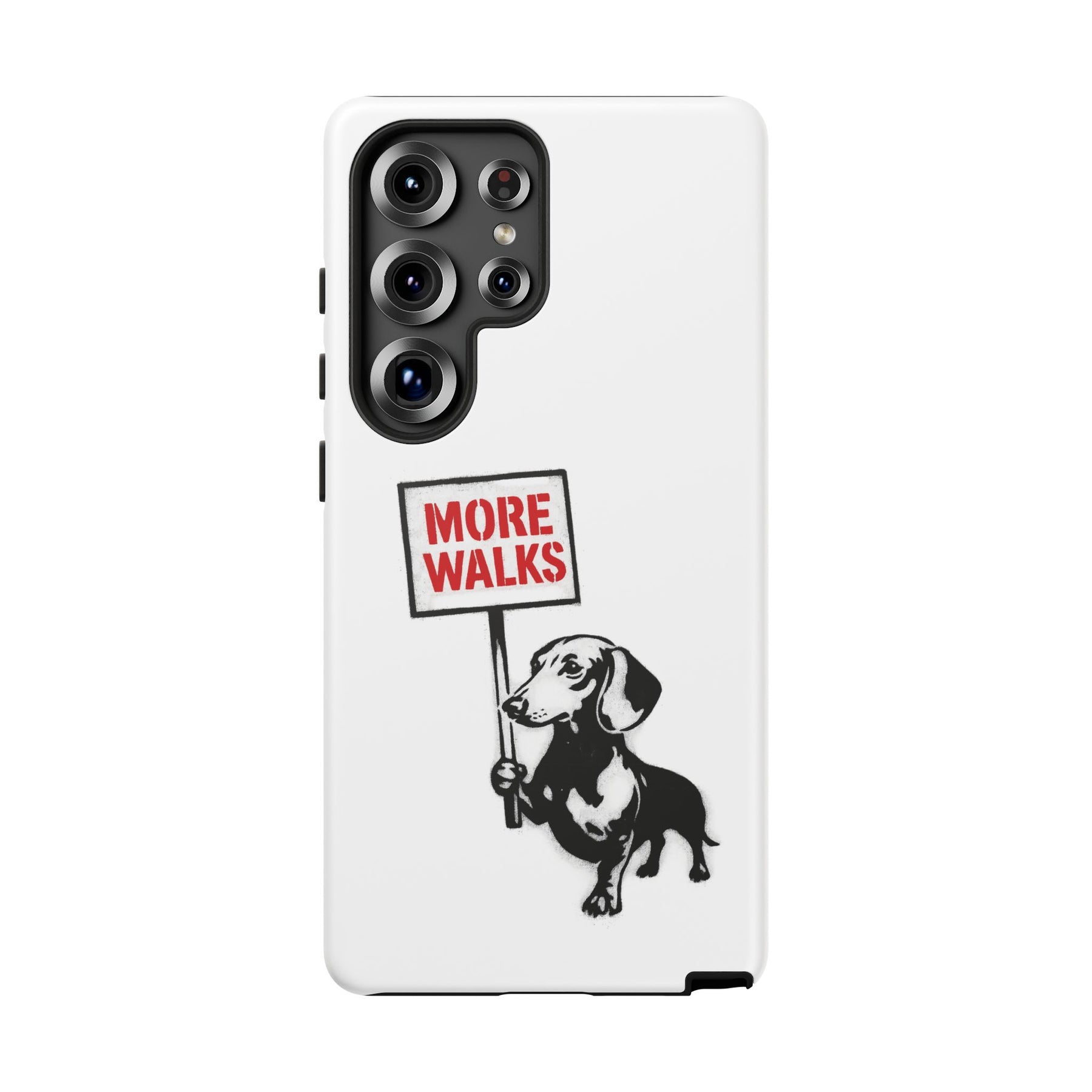 Dackel mit Warnschild – No Rules-Phone Case-True Insights