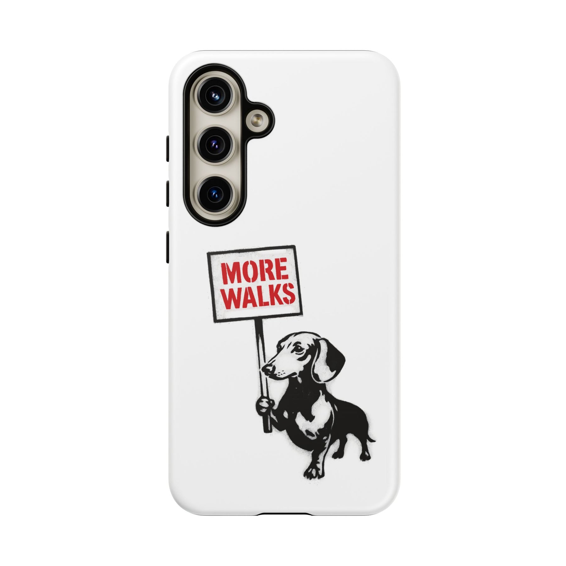 Dackel mit Warnschild – No Rules-Phone Case-True Insights