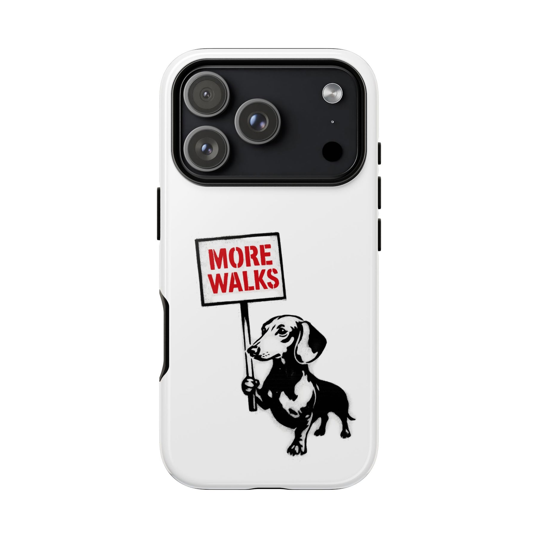 Dackel mit Warnschild – No Rules-Phone Case-True Insights