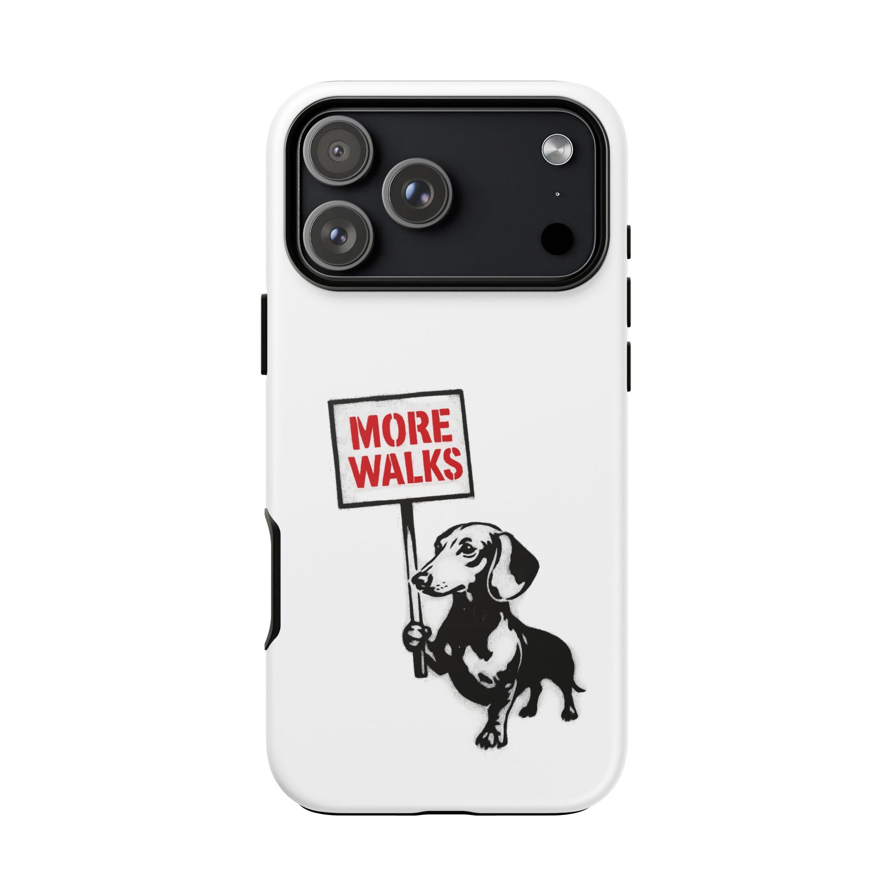 Dackel mit Warnschild – No Rules-Phone Case-True Insights