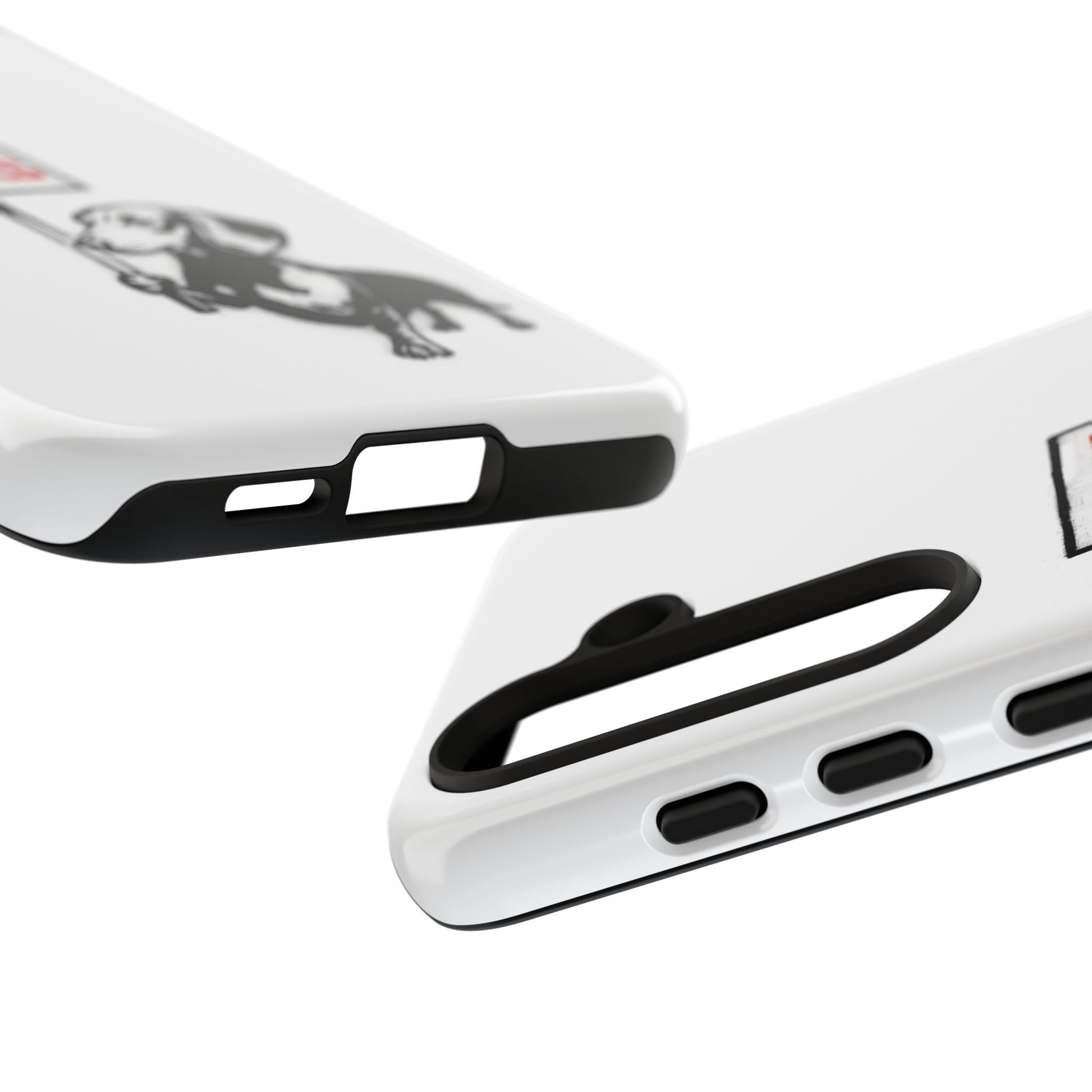 Dackel mit Warnschild – No Rules-Phone Case-True Insights