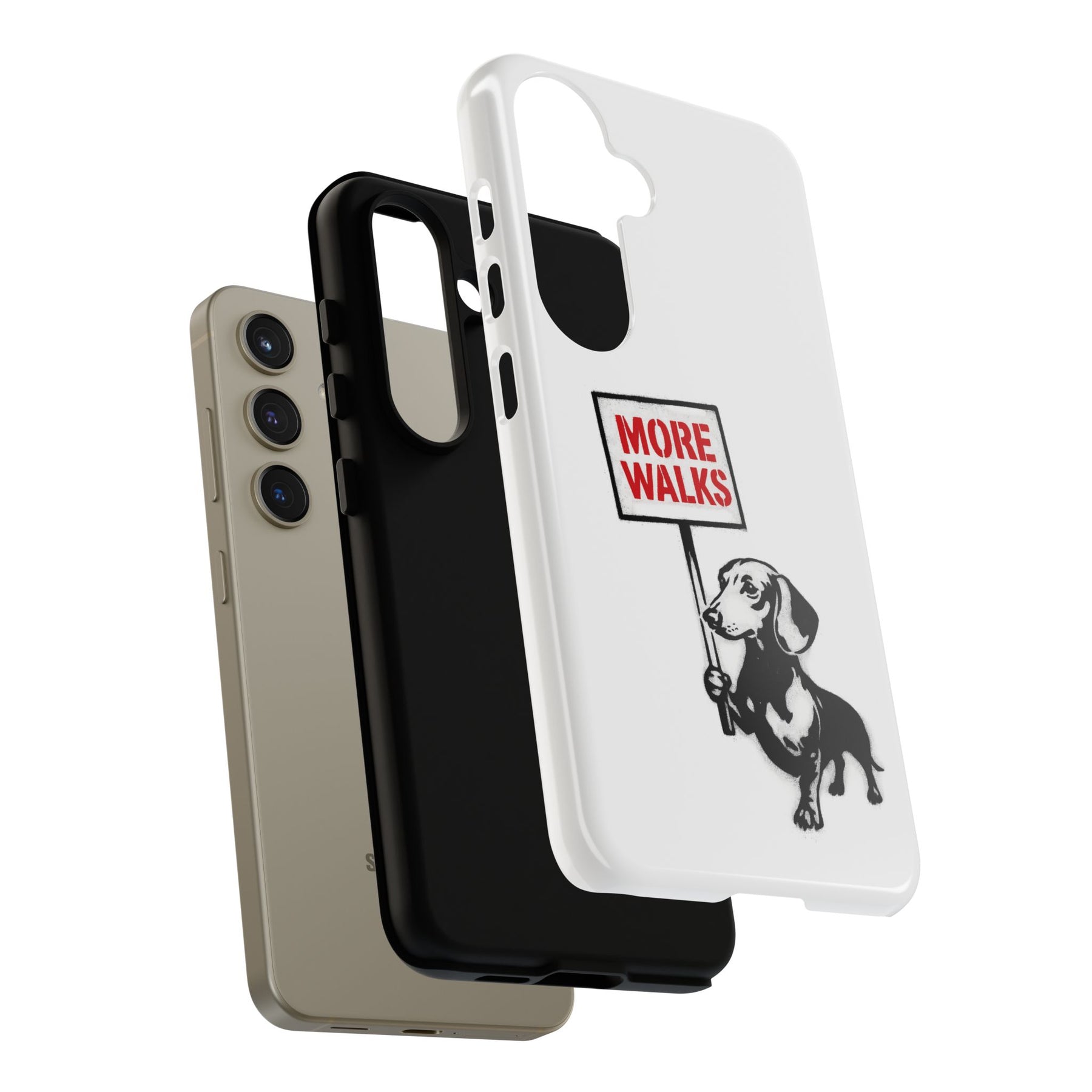 Dackel mit Warnschild – No Rules-Phone Case-True Insights