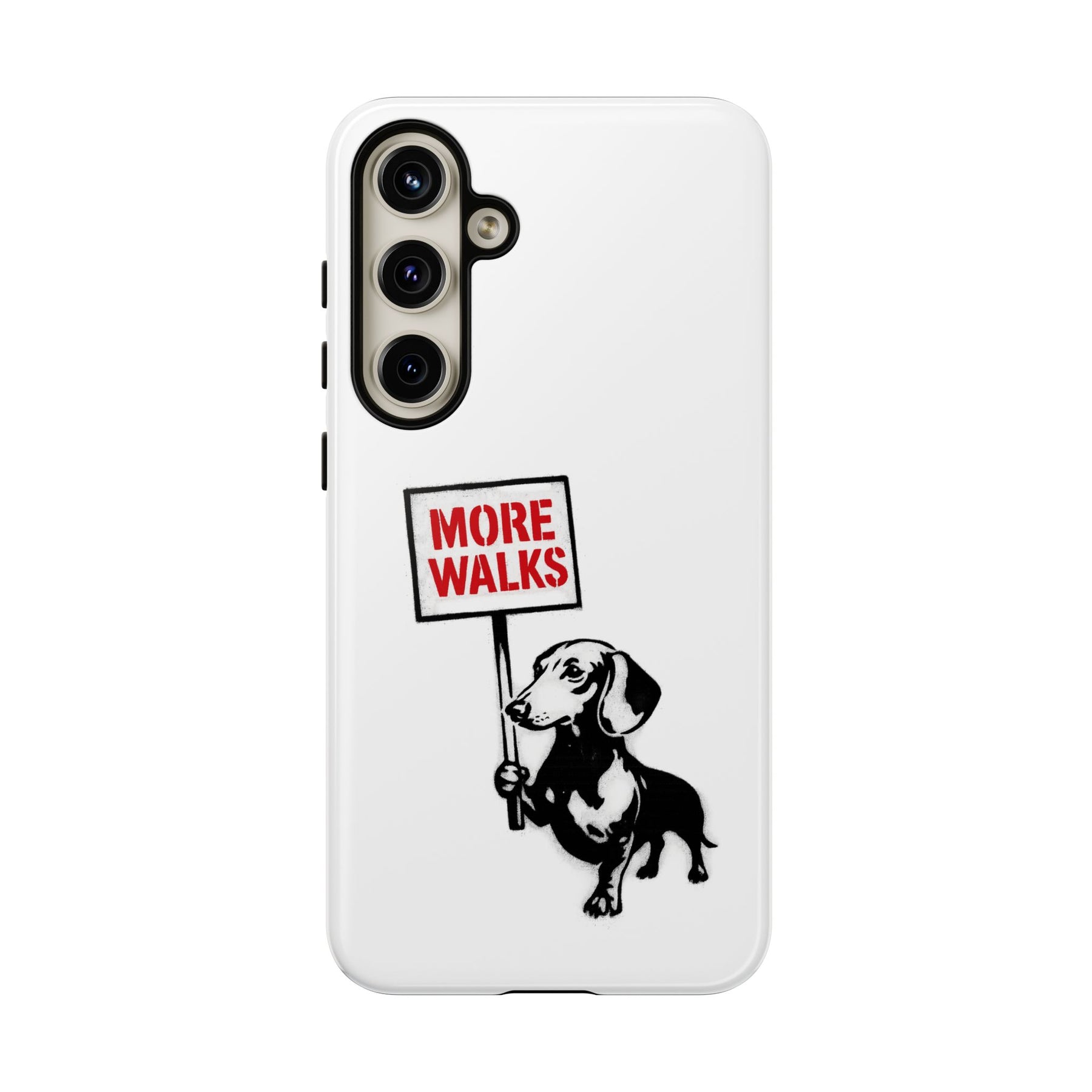 Dackel mit Warnschild – No Rules-Phone Case-True Insights