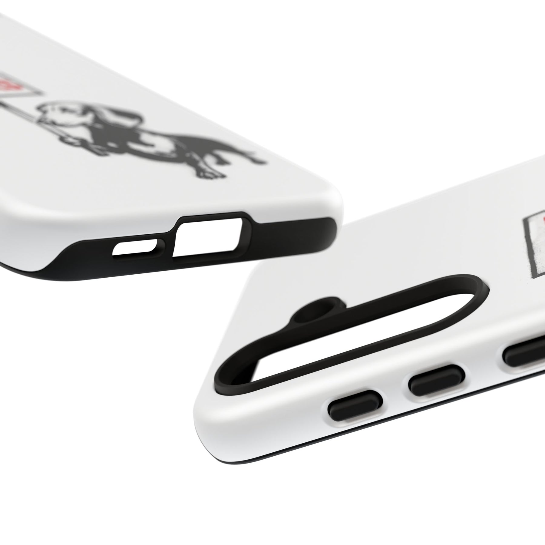 Dackel mit Warnschild – No Rules-Phone Case-True Insights