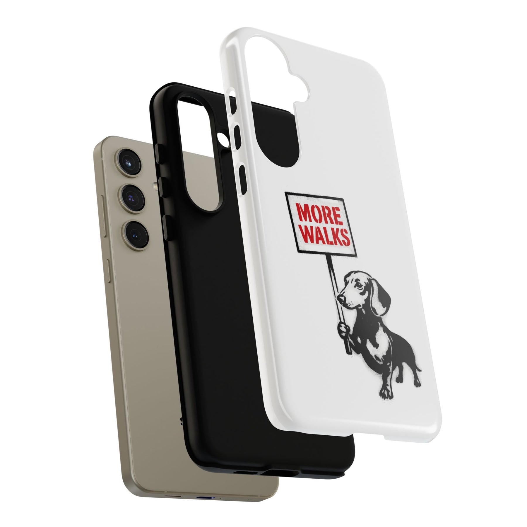 Dackel mit Warnschild – No Rules-Phone Case-True Insights
