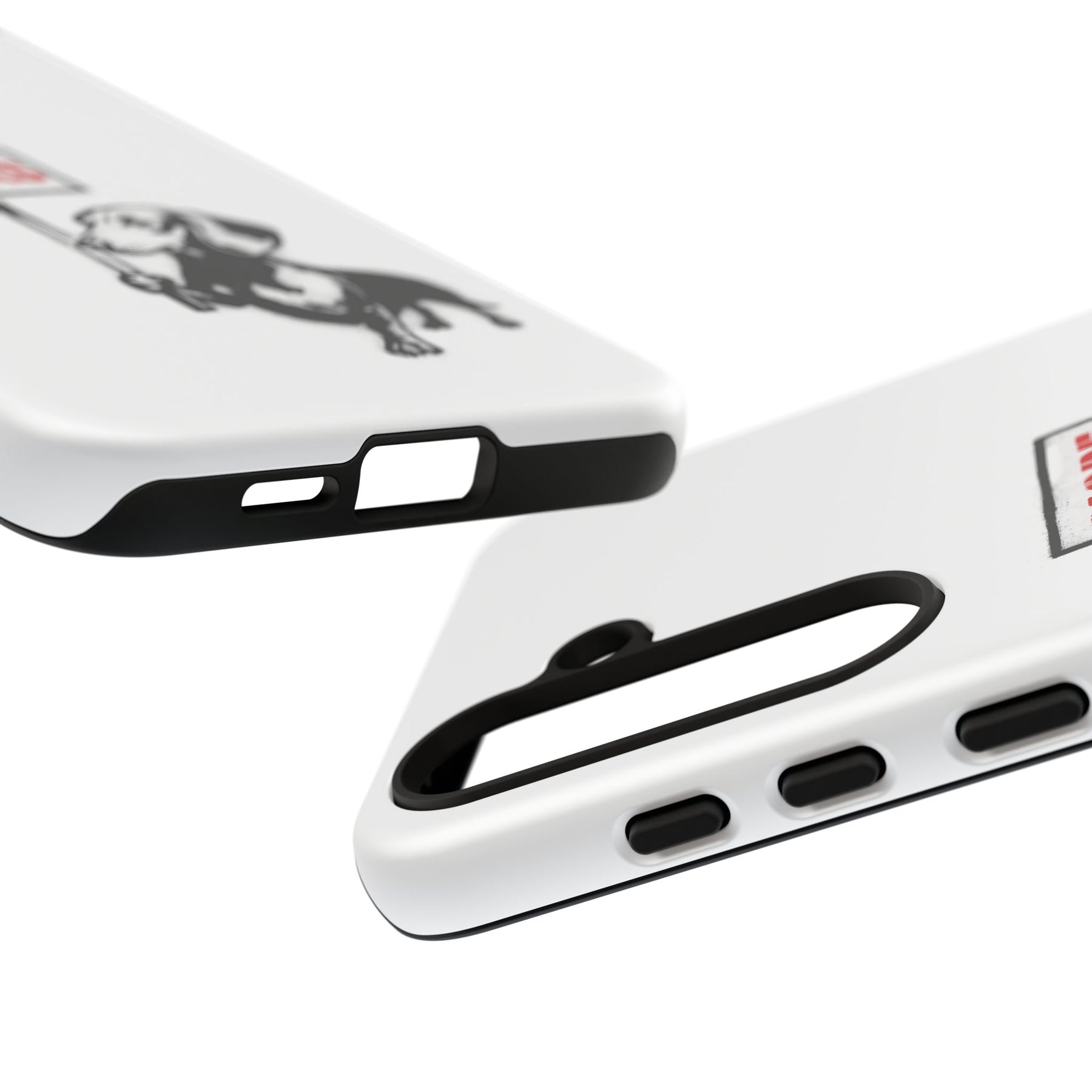 Dackel mit Warnschild – No Rules-Phone Case-True Insights