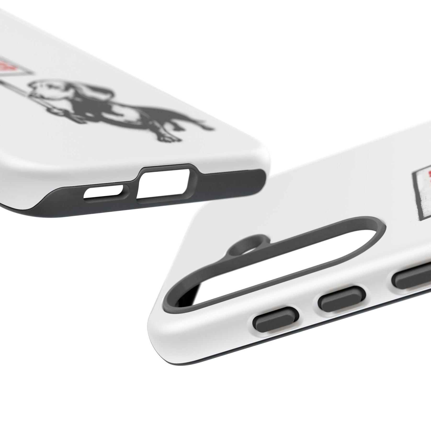 Dackel mit Warnschild – No Rules-Phone Case-True Insights