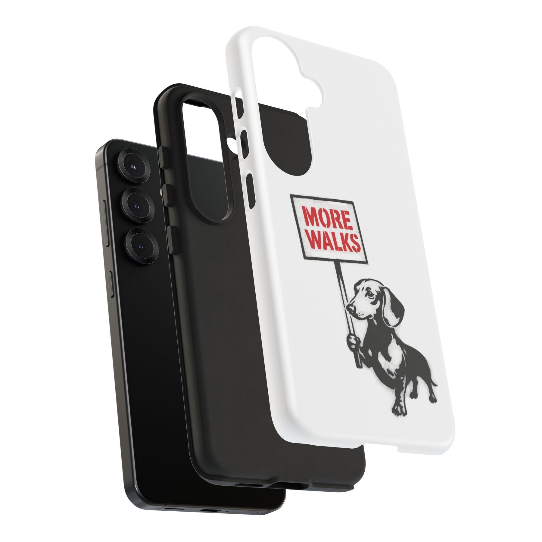 Dackel mit Warnschild – No Rules-Phone Case-True Insights