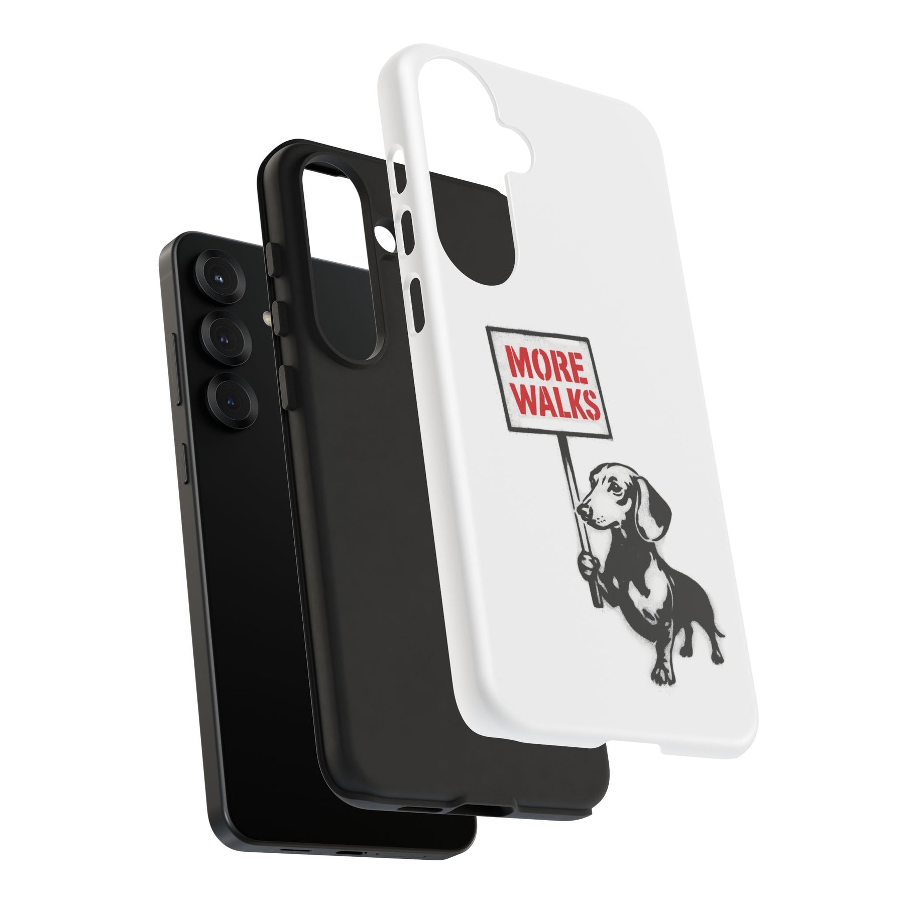 Dackel mit Warnschild – No Rules-Phone Case-True Insights