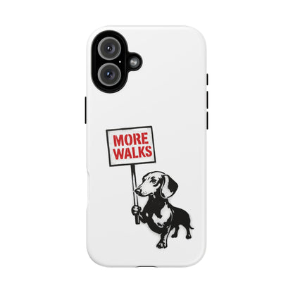 Dackel mit Warnschild – No Rules-Phone Case-True Insights