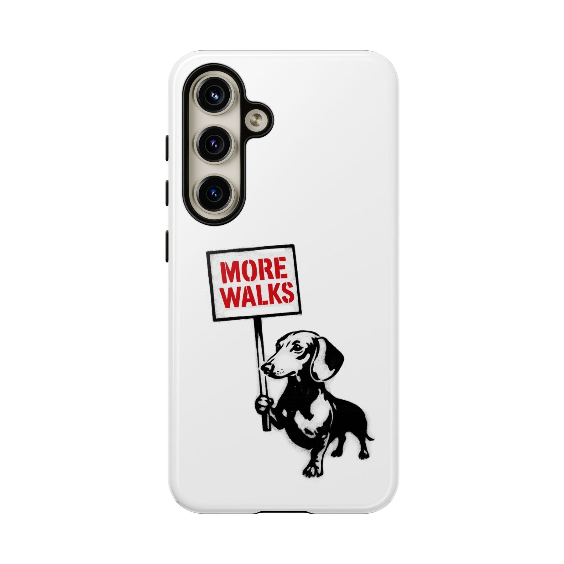 Dackel mit Warnschild – No Rules-Phone Case-True Insights