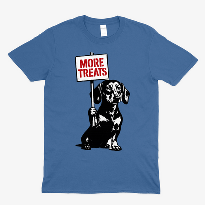 Dackel „More Treats“ – Street-Art T-Shirt mit Humor-T-Shirt-True Insights