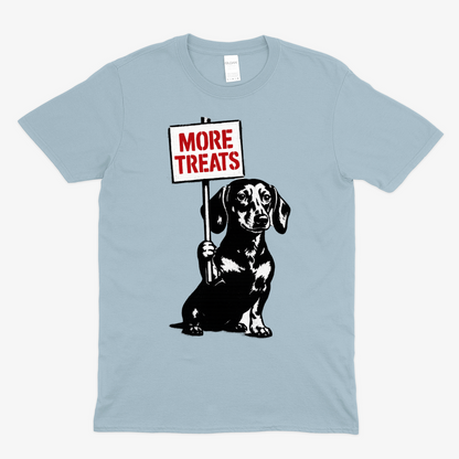 Dackel „More Treats“ – Street-Art T-Shirt mit Humor-T-Shirt-True Insights