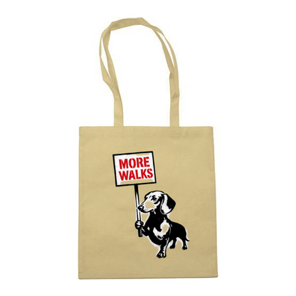Dackel „More Walks“ – Banksy Style Bag-Bags-True Insights