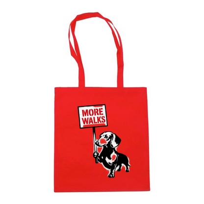 Dackel „More Walks“ – Banksy Style Bag-Bags-True Insights