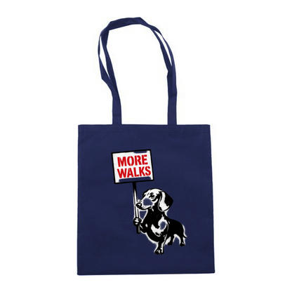 Dackel „More Walks“ – Banksy Style Bag-Bags-True Insights