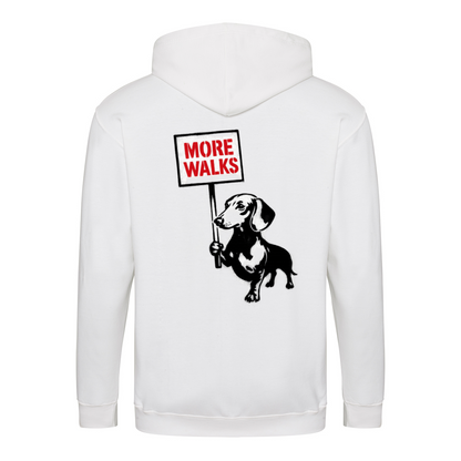Dackel „More Walks“ – Urban Street-Art Zip-Hoodie für echte Statement-Looks-Zip Hoodie-True Insights