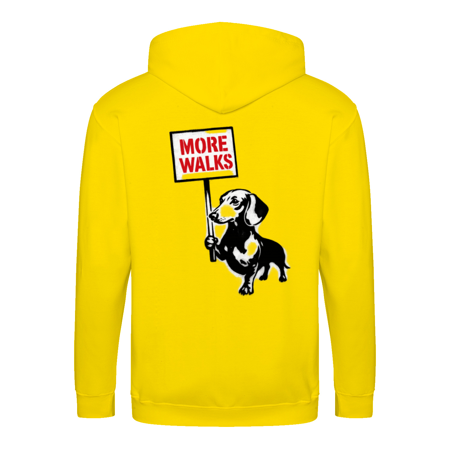 Dackel „More Walks“ – Urban Street-Art Zip-Hoodie für echte Statement-Looks-Zip Hoodie-True Insights