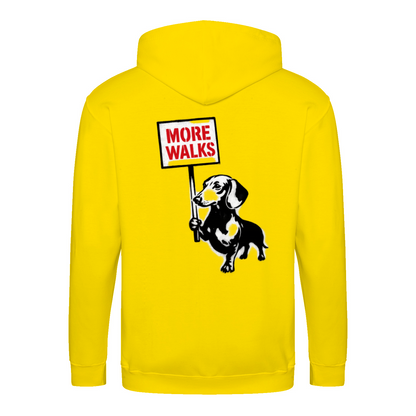 Dackel „More Walks“ – Urban Street-Art Zip-Hoodie für echte Statement-Looks-Zip Hoodie-True Insights
