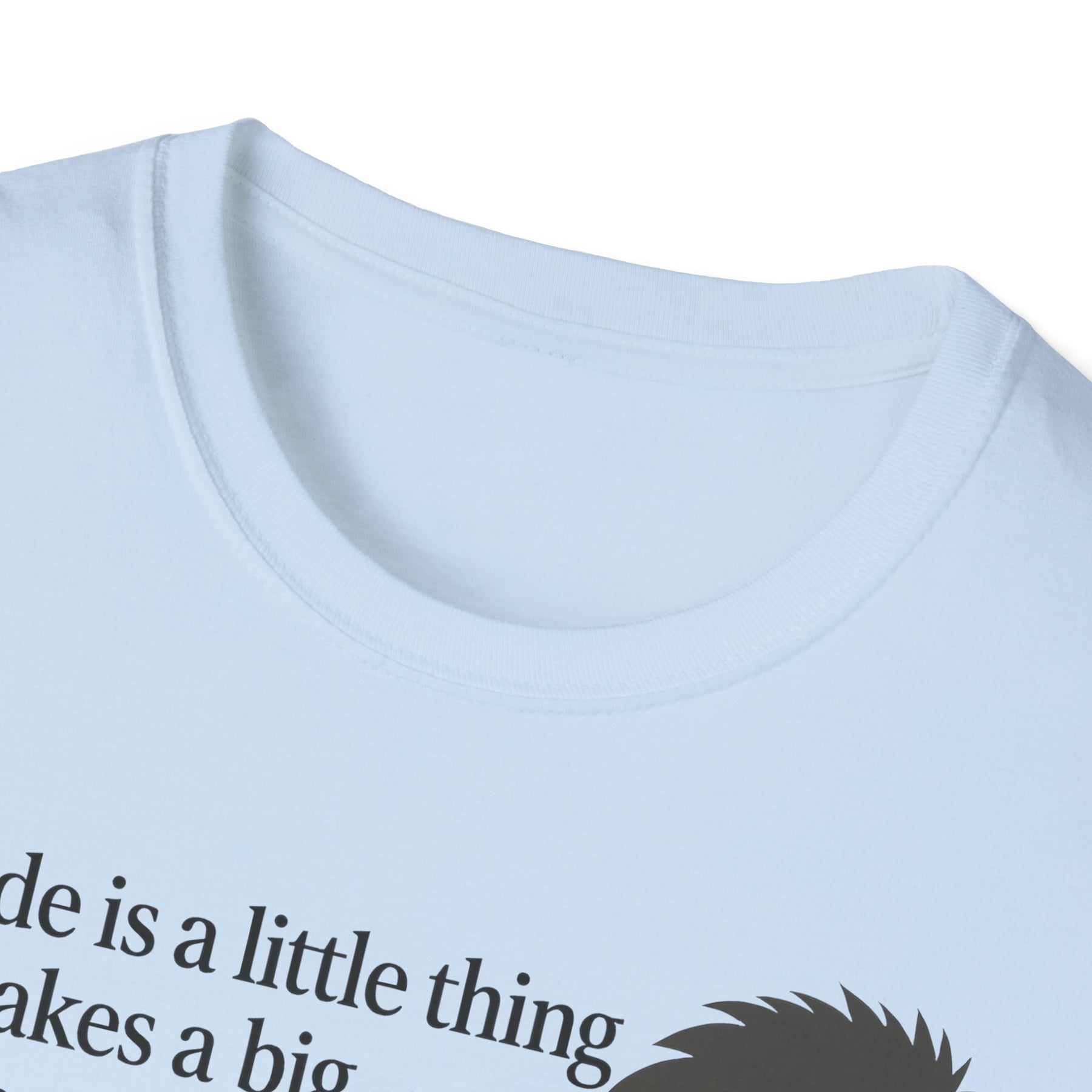 Dackel Shirt mit Spruch – „Attitude is a little thing…“ | Inspirierendes Motiv mit Löwen-Schatten – Lustiges T-Shirt | True Insights – Bild 39