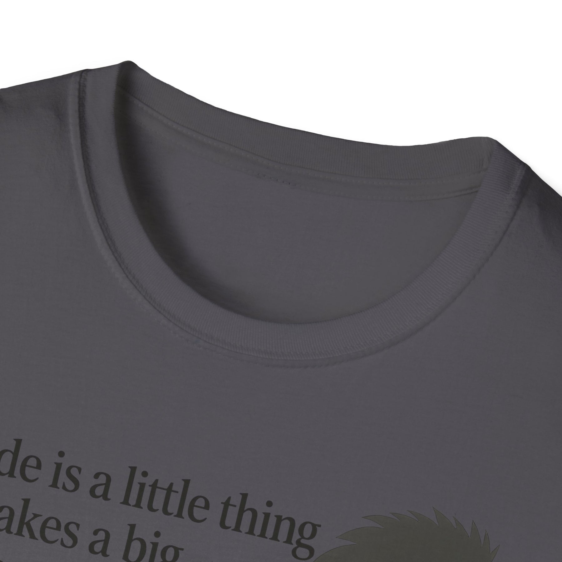 Dackel Shirt mit Spruch – „Attitude is a little thing…“ | Inspirierendes Motiv mit Löwen-Schatten – Lustiges T-Shirt | True Insights – Bild 42