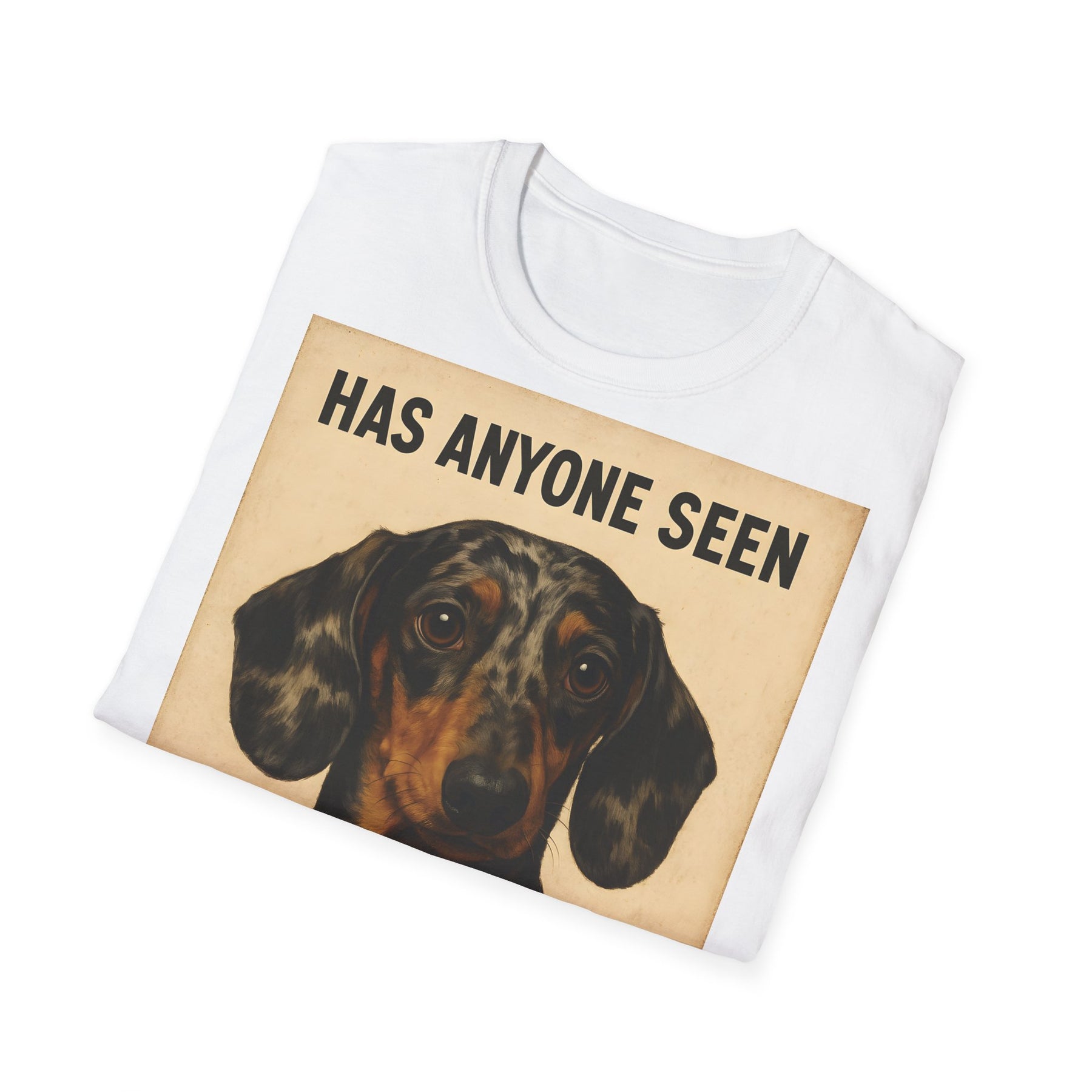 Dackel Shirt – „Has anyone seen my Lorazepam?“ | Lustiges Retro T-Shirt für Hundefans mit schwarzem Humor – Freches Satire-Design für mutige Statements | True Insights