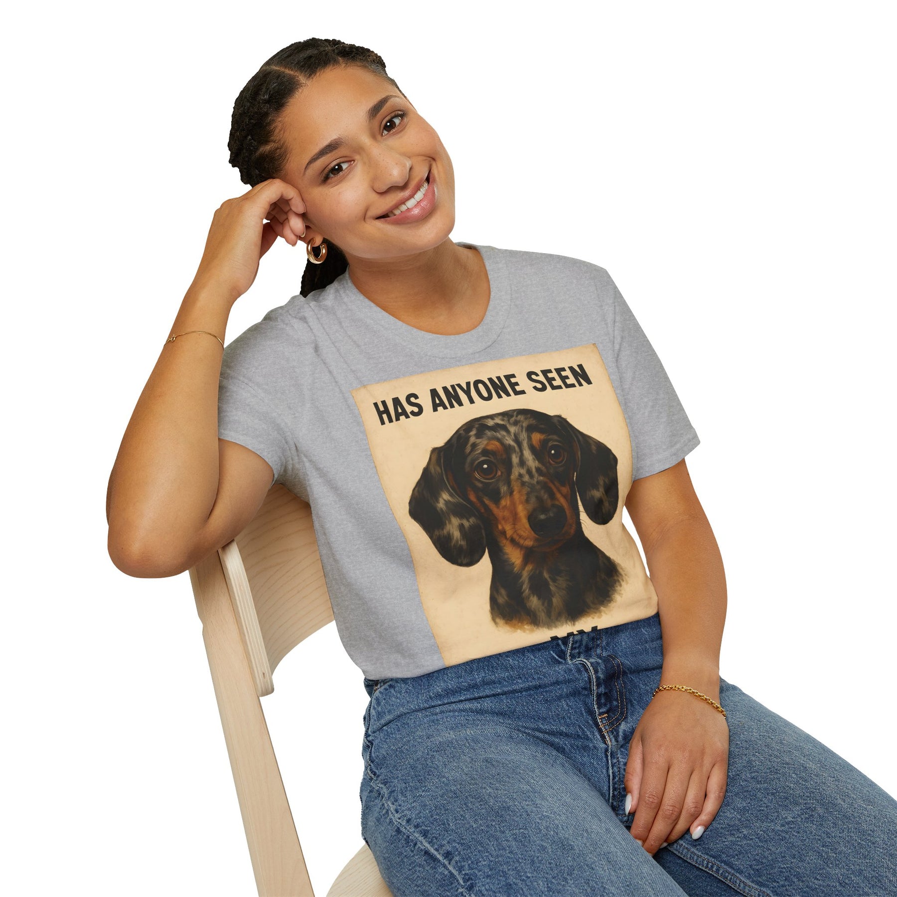 Dackel Shirt – „Has anyone seen my Lorazepam?“ | Lustiges Retro T-Shirt für Hundefans mit schwarzem Humor – Freches Satire-Design für mutige Statements | True Insights