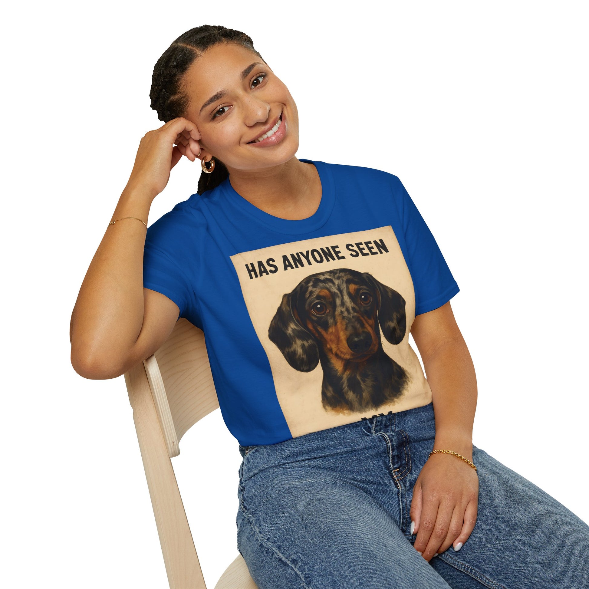 Dackel Shirt – „Has anyone seen my Lorazepam?“ | Lustiges Retro T-Shirt für Hundefans mit schwarzem Humor – Freches Satire-Design für mutige Statements | True Insights