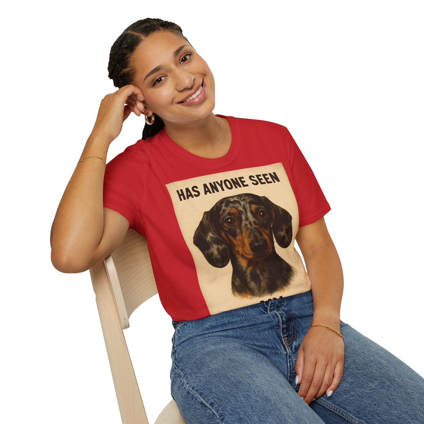 Dackel Shirt – „Has anyone seen my Lorazepam?“ | Lustiges Retro T-Shirt für Hundefans mit schwarzem Humor – Freches Satire-Design für mutige Statements | True Insights