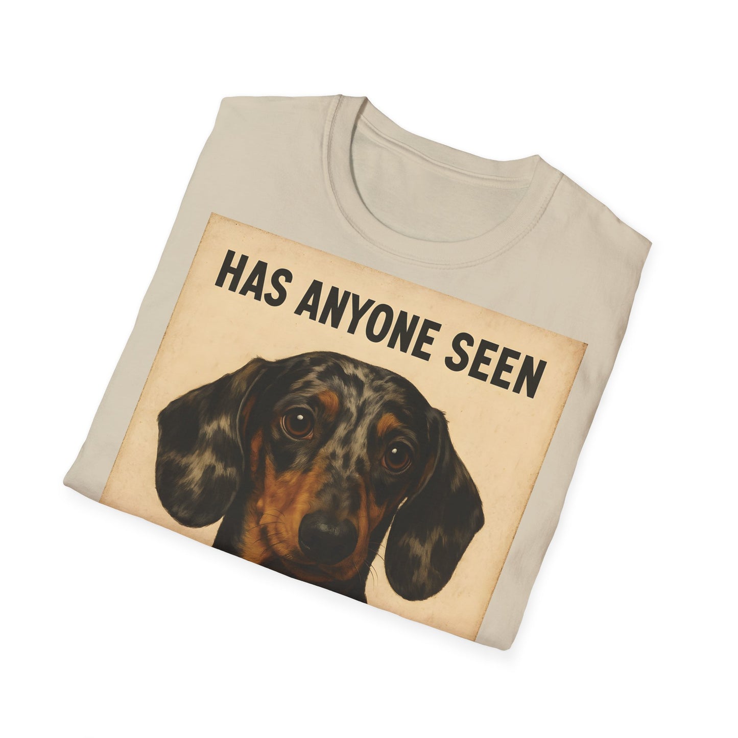 Dackel Shirt – „Has anyone seen my Lorazepam?“ | Lustiges Retro T-Shirt für Hundefans mit schwarzem Humor – Freches Satire-Design für mutige Statements | True Insights