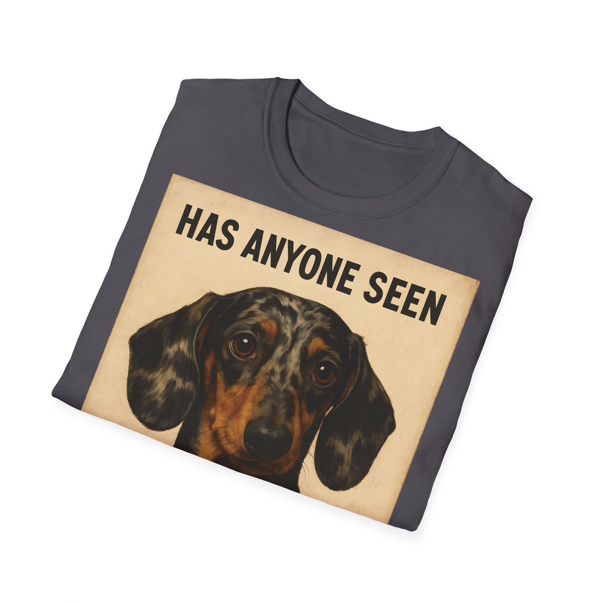 Dackel Shirt – „Has anyone seen my Lorazepam?“ | Lustiges Retro T-Shirt für Hundefans mit schwarzem Humor – Freches Satire-Design für mutige Statements | True Insights