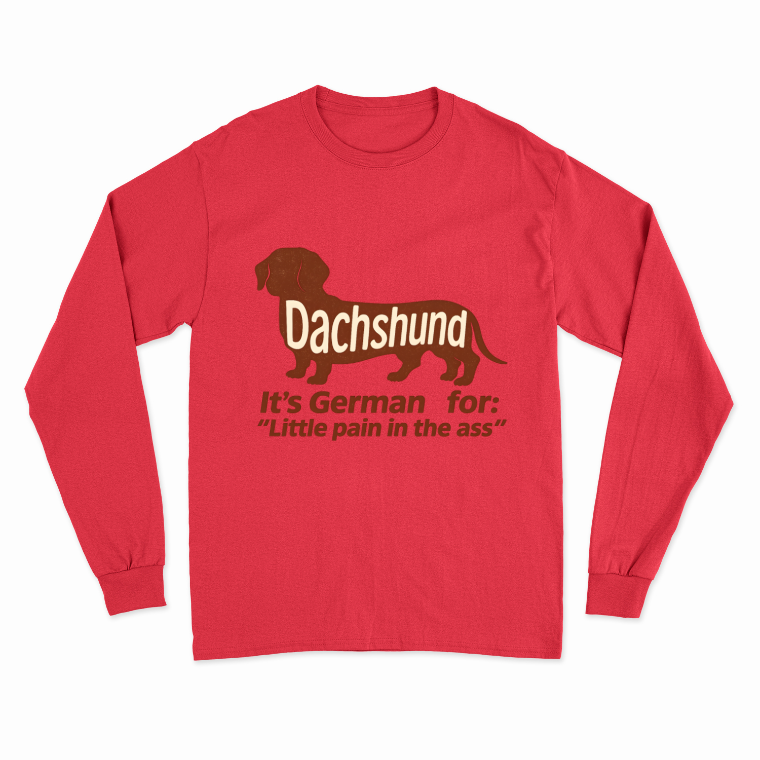 Dackel Sweatshirt German – Lustiges Sweatshirt | True Insights – Bild 2