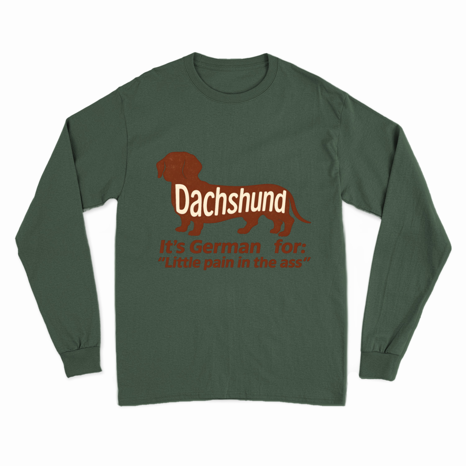 Dackel Sweatshirt German – Lustiges Sweatshirt | True Insights – Bild 7
