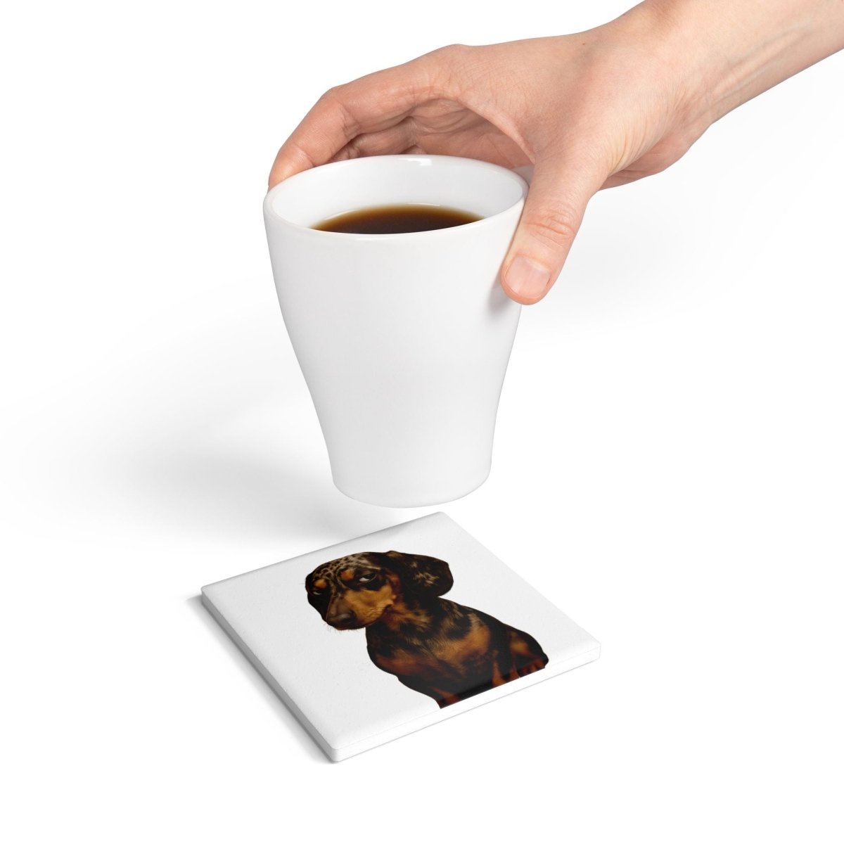 Dackelblick – Keramik-Untersetzer – Lustiges Home Decor | True Insights – Bild 3