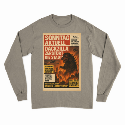 Dackzilla Sweatshirt – Retro-Katastrophen-Satire zum Anziehen – Lustiges Sweatshirt | True Insights – Bild 8