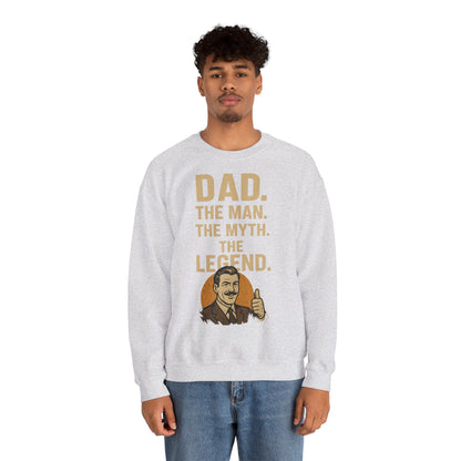 Sweatshirt – DAD. THE MAN. THE MYTH. THE LEGEND. - Sweatshirt für echte Legenden | True Insights Design mit Humor