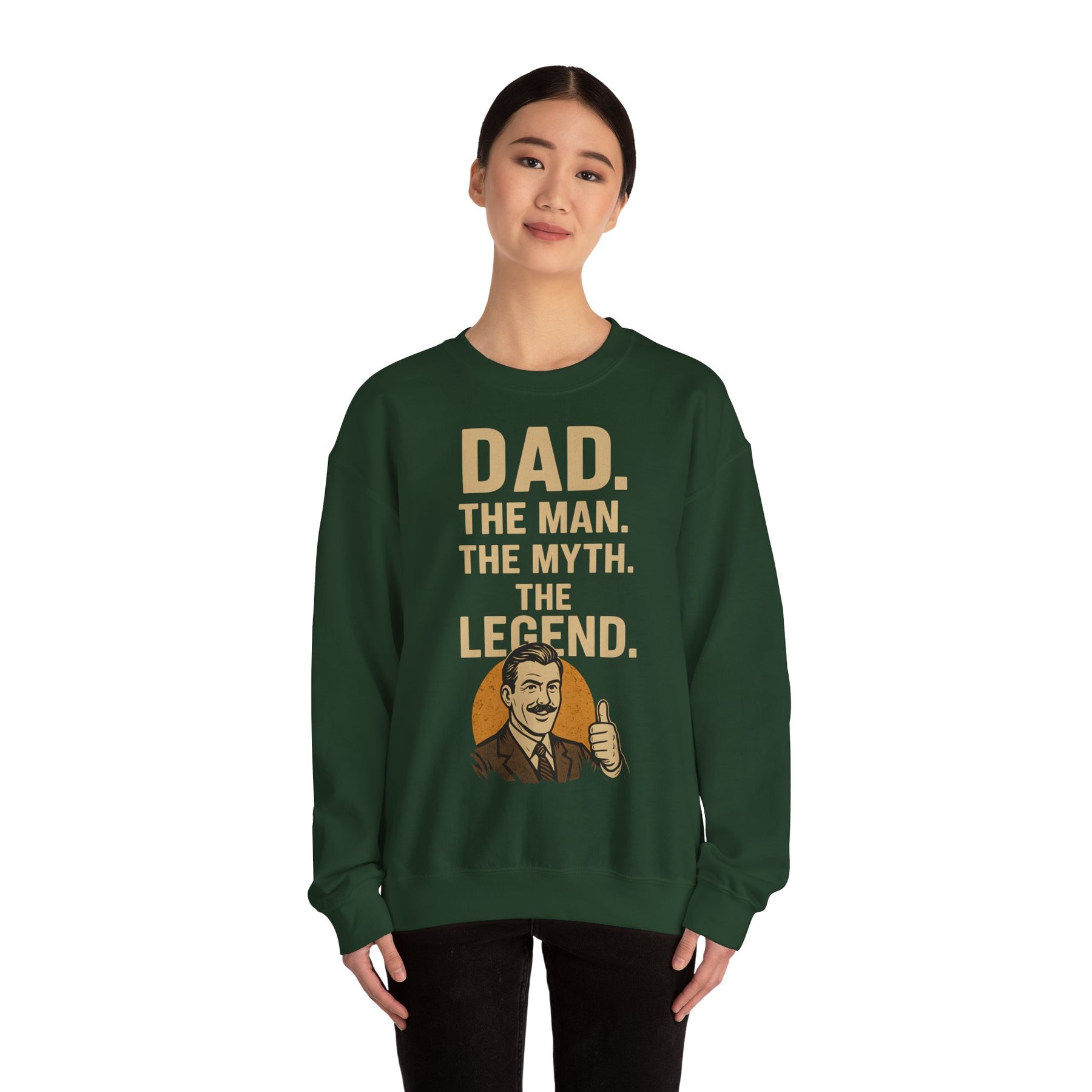 Sweatshirt – DAD. THE MAN. THE MYTH. THE LEGEND. - Sweatshirt für echte Legenden | True Insights Design mit Humor