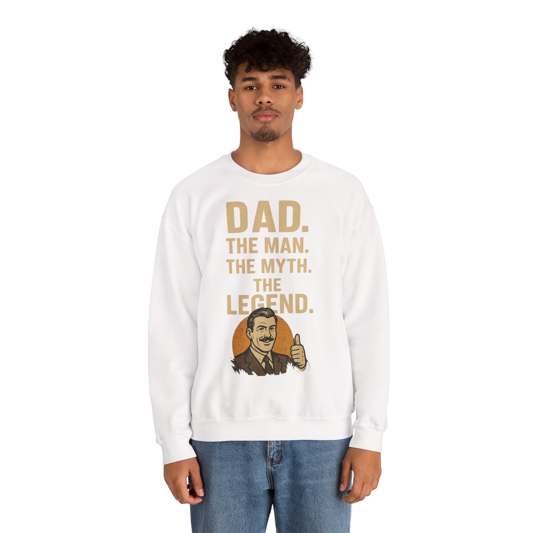 Sweatshirt – DAD. THE MAN. THE MYTH. THE LEGEND. - Sweatshirt für echte Legenden | True Insights Design mit Humor
