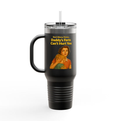 Daddy’s Farts – 40oz Thermo-Travel Mug mit Retro-Satire für Abenteuerlustige-Mug-True Insights