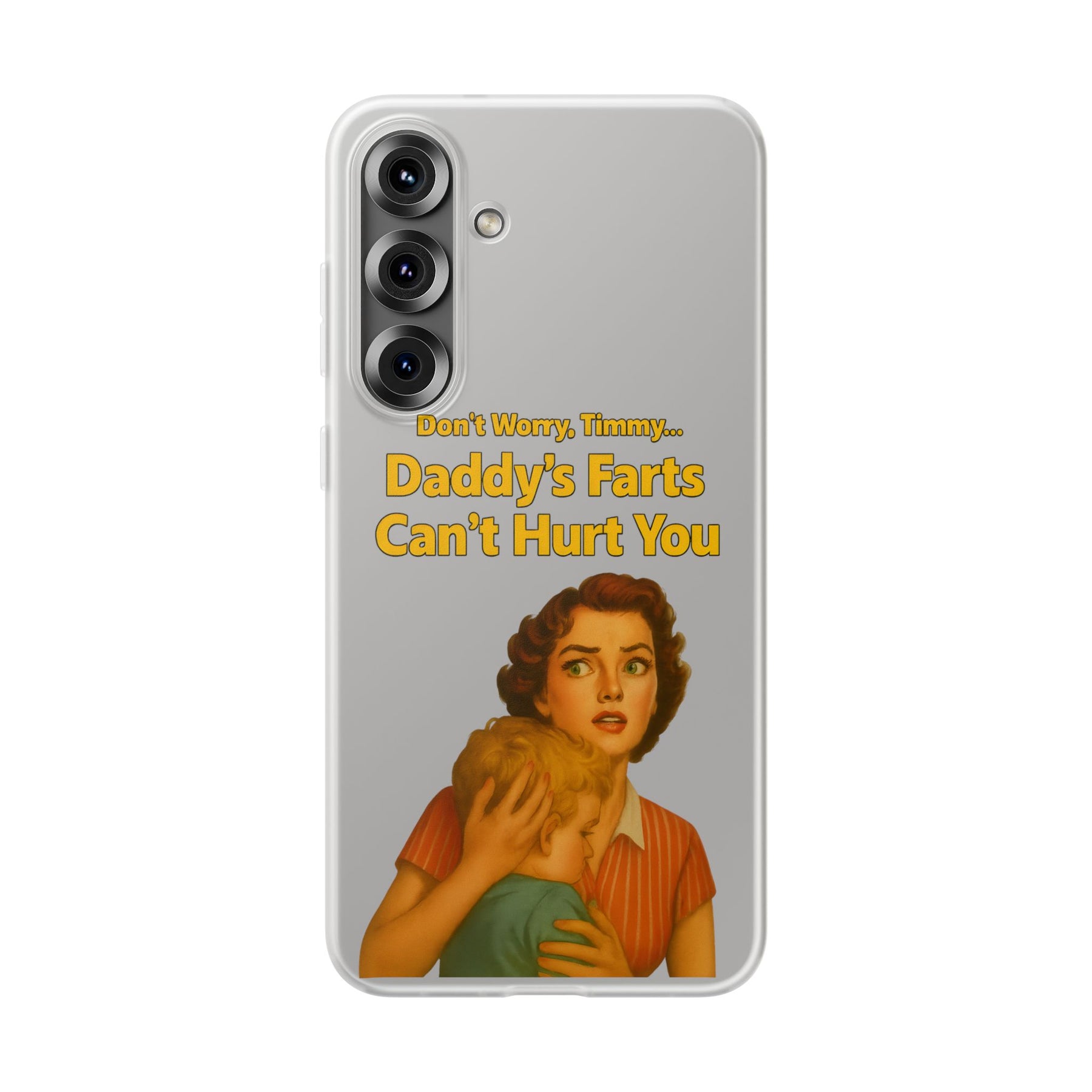 Daddy’s Farts – Satirische Handyhülle im Retro-Stil mit schwarzem Humor-Phone Case-True Insights