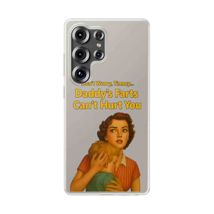 True Insights Handyhülle Daddys Farts satirisches Motiv für Samsung Galaxy S25 Ultra mit schwarzem Humor
