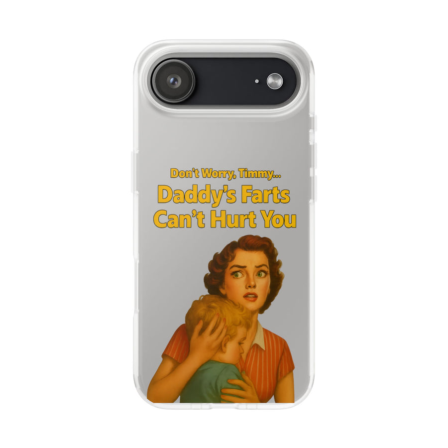 True Insights Handyhülle Daddys Farts im Retro-Stil für iPhone 17 Air mit schwarzem Humor