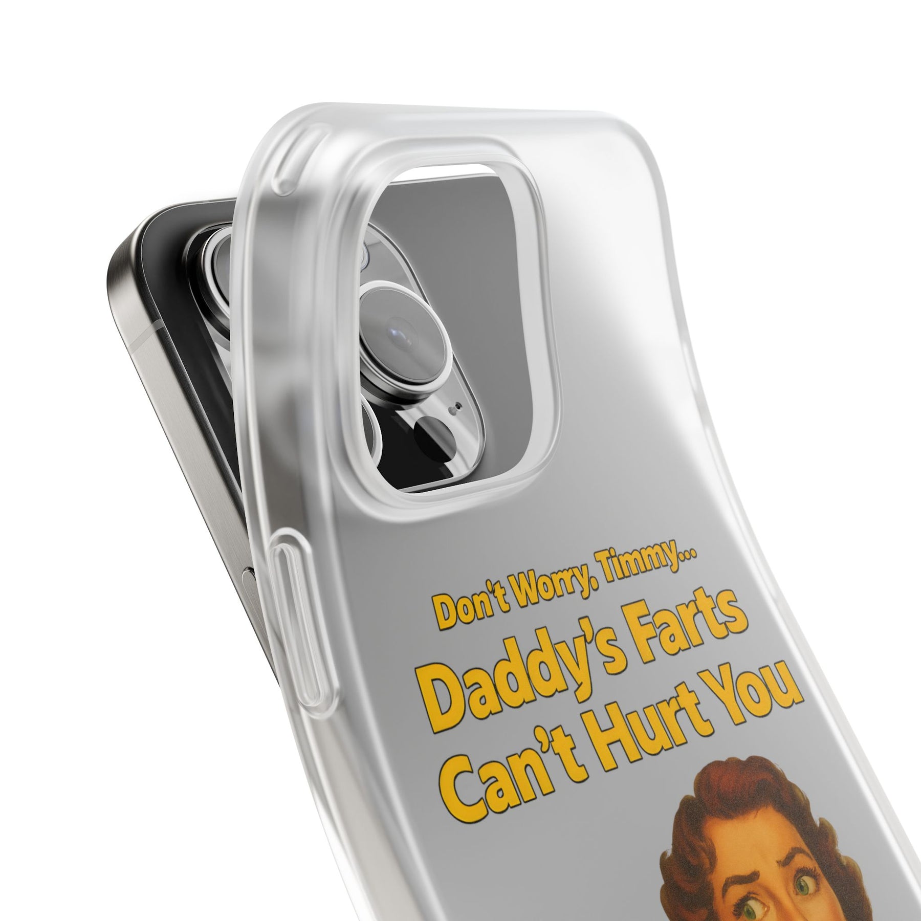 Daddy’s Farts – Satirische Handyhülle im Retro-Stil mit schwarzem Humor-Phone Case-True Insights