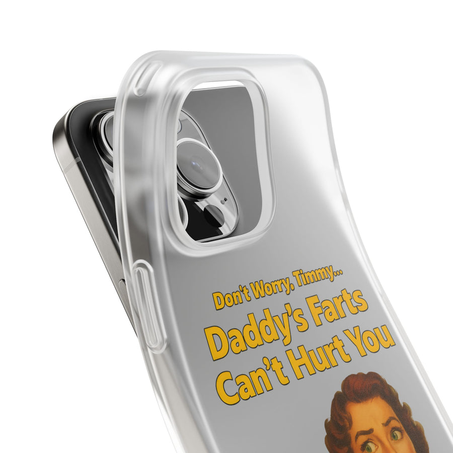 True Insights Handyhülle Daddys Farts Vintage-Design als lustiges Geschenk für Väter