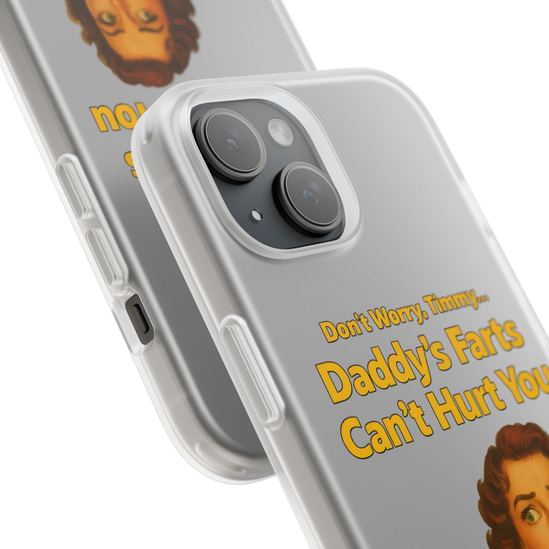 Daddy’s Farts – Satirische Handyhülle im Retro-Stil mit schwarzem Humor-Phone Case-True Insights