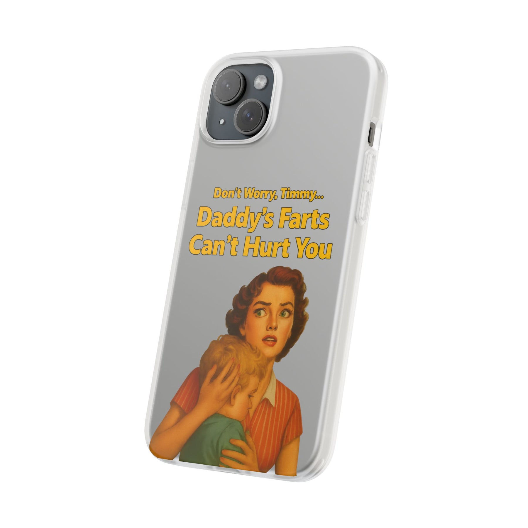 Daddy’s Farts – Satirische Handyhülle im Retro-Stil mit schwarzem Humor-Phone Case-True Insights
