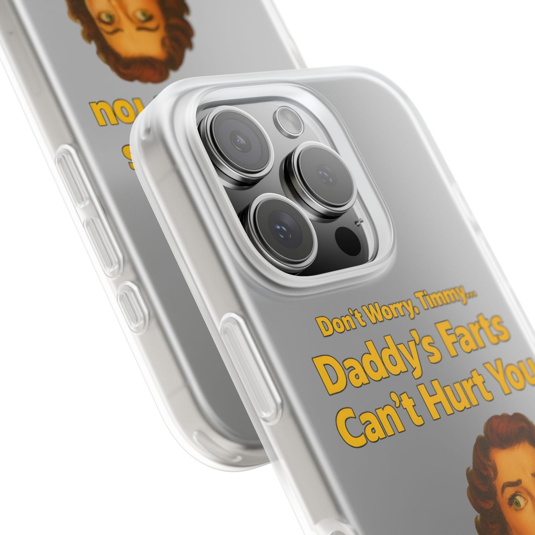 Daddy’s Farts – Satirische Handyhülle im Retro-Stil mit schwarzem Humor-Phone Case-True Insights