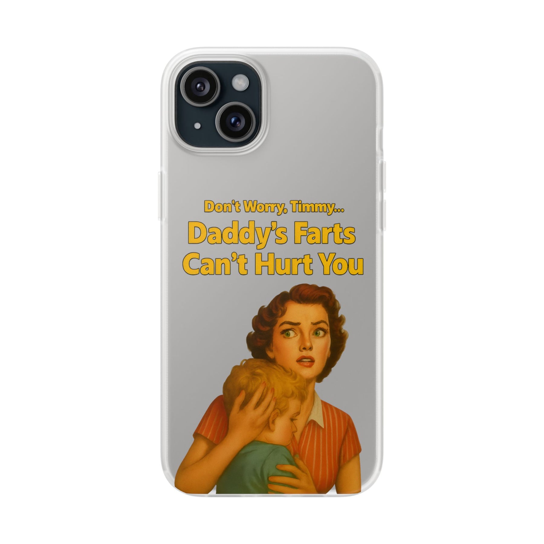 Daddy’s Farts – Satirische Handyhülle im Retro-Stil mit schwarzem Humor-Phone Case-True Insights