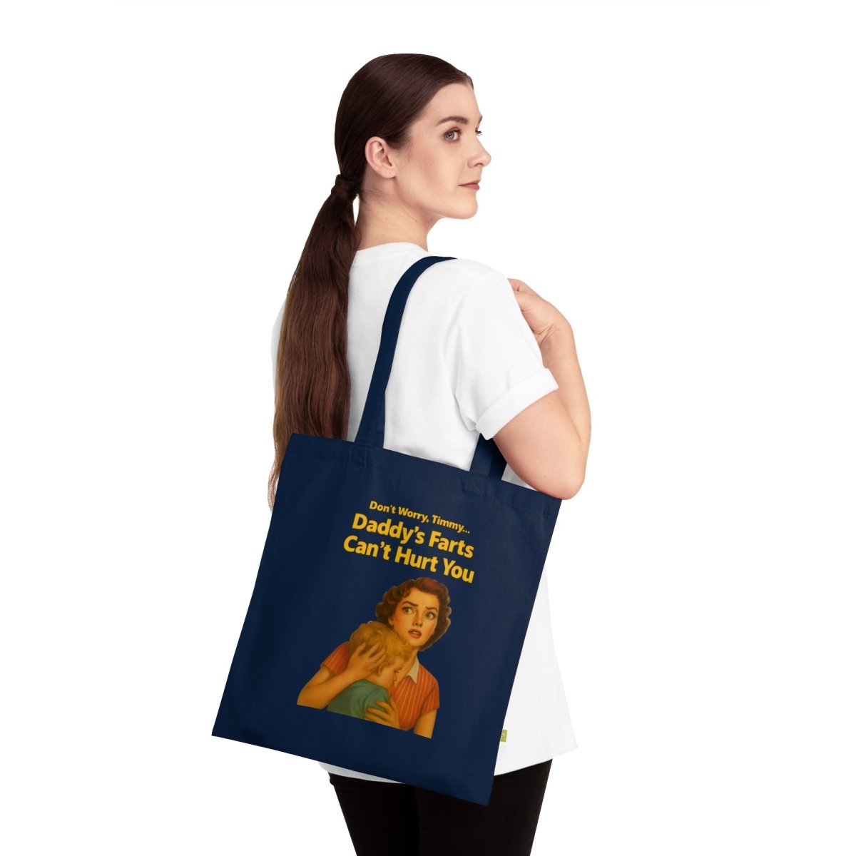 Daddy’s Farts – Satirische Stofftasche im Retro-Stil mit bösem Humor-Bags-True Insights