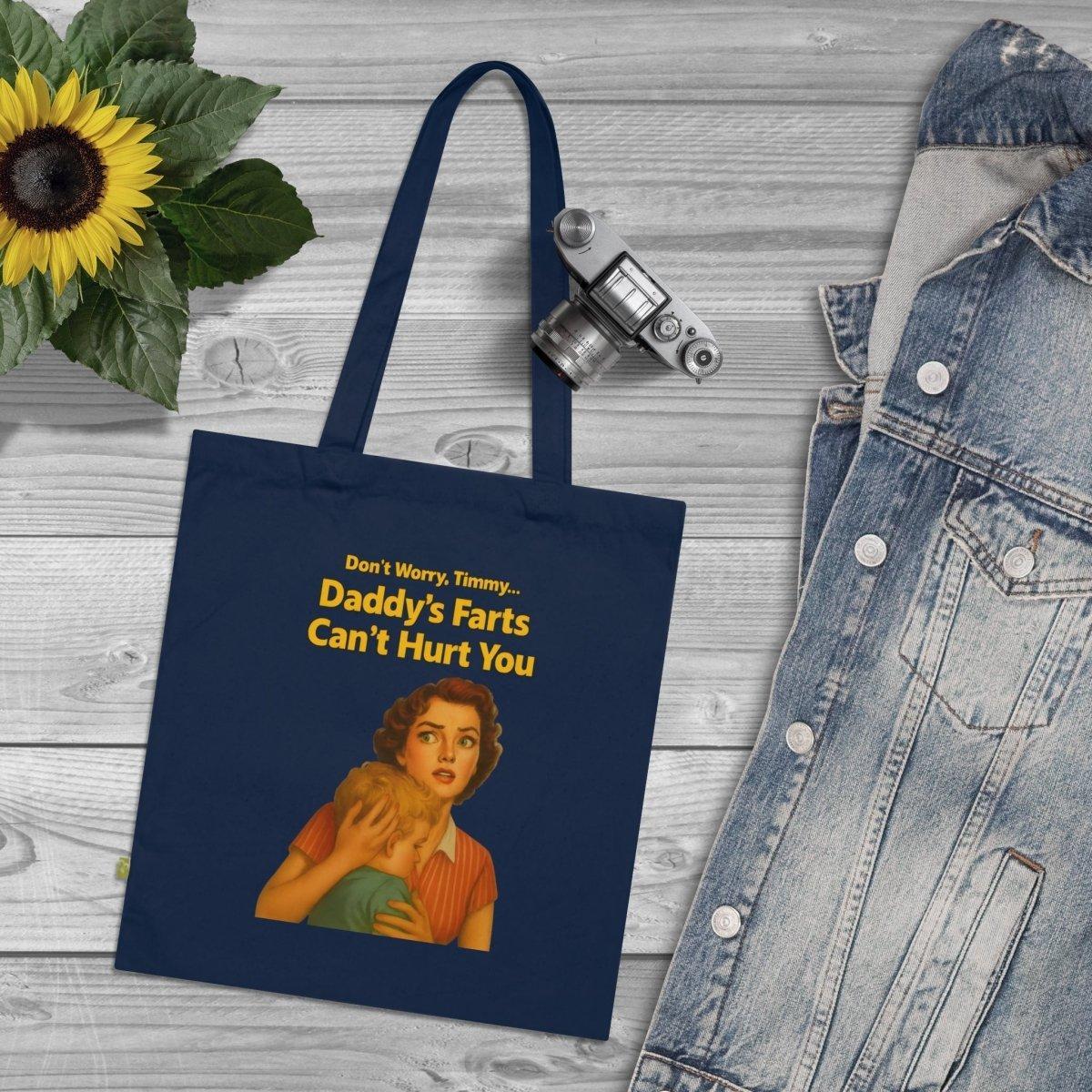 Daddy’s Farts – Satirische Stofftasche im Retro-Stil mit bösem Humor-Bags-True Insights